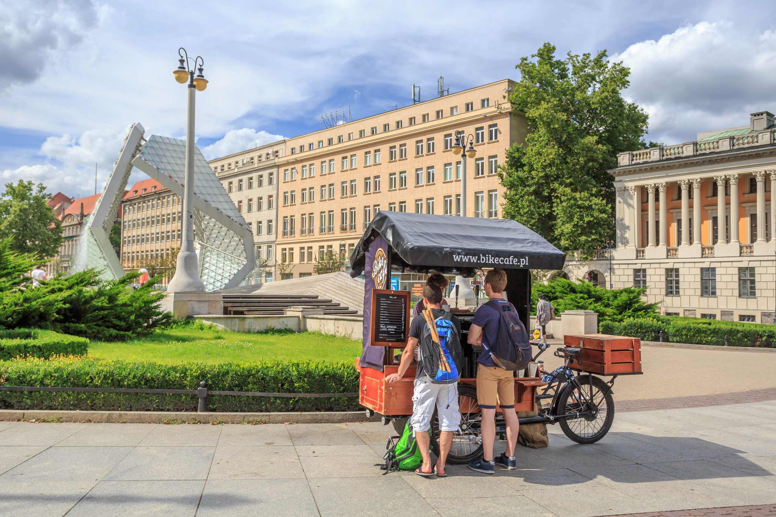 Mobilna kawiarnia rowerowa Bike Cafe w Poznaniu